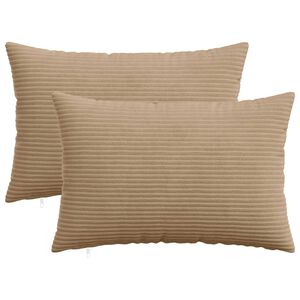 vidaXL &Kappa;ά&lambda;&upsilon;&mu;&mu;&alpha; &Mu;&alpha;&xi;&iota;&lambda;&alpha;&rho;&iota;&omicron;ύ 2 pcs HEERLEN &Kappa;&alpha;&phi;έ 40 x 60 cm &kappa;&omicron;&rho;&nu;&tau;&omicron;&upsilon;&rho;ό&iota;