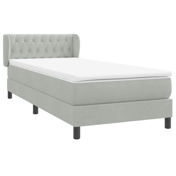 vidaXL &Kappa;&rho;&epsilon;&beta;ά&tau;&iota; Boxspring &mu;&epsilon; &Sigma;&tau;&rho;ώ&mu;&alpha; &Alpha;&nu;&omicron;&iota;&chi;&tau;ό &Gamma;&kappa;&rho;&iota; 80x210 &epsilon;&kappa;. &Beta;&epsilon;&lambda;&omicron;ύ&delta;&iota;&nu;&omicron;