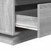 vidaXL Κομοδίνο με συρτάρι Γκρι 71 x 34.5 x 75 εκ. Επεξεργασμένο ξύλο