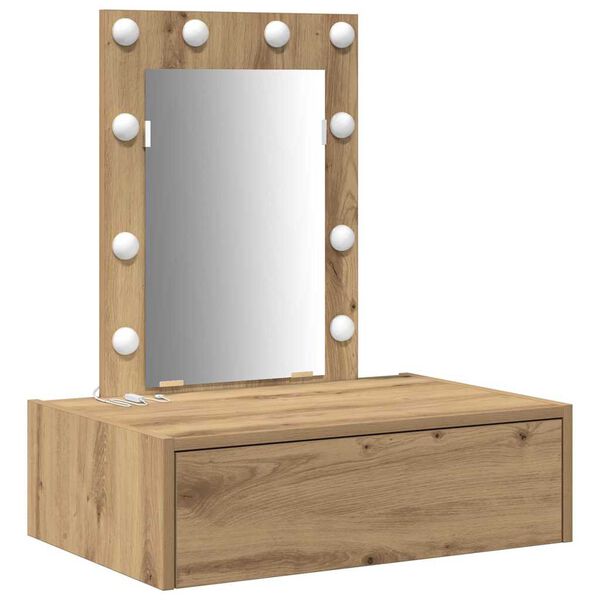 vidaXL Τραπέζι περιποίησης Καφέ 60 x 40 x 70 εκ. Επεξεργασμένο ξύλο