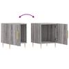 vidaXL Κομοδίνο Γκρι Sonoma 40 x 40 x 50 εκ. από Επεξεργασμένο Ξύλο