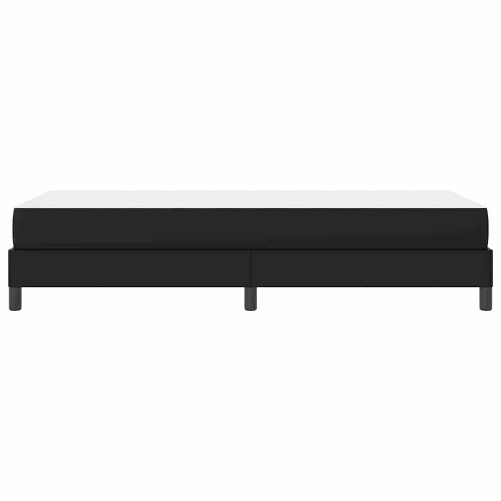 vidaXL Κρεβάτι Μαύρο 80 x 200 cm Τεχνητό δέρμα