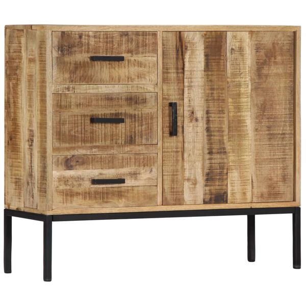 vidaXL Ντουλάπι με Συρτάρια 88 x 30 x 71 εκ. από Μασίφ Ξύλο Μάνγκο