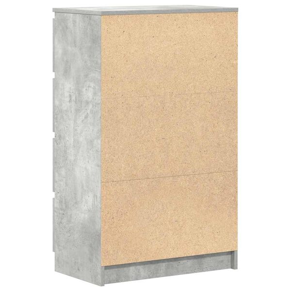 vidaXL Συρταριέρα Γκρι Σκυροδέματος 60x35x98,5 εκ. Επεξεργασμένο Ξύλο