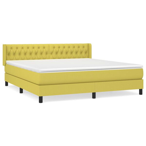 vidaXL &Kappa;&rho;&epsilon;&beta;ά&tau;&iota; Boxspring &mu;&epsilon; &Sigma;&tau;&rho;ώ&mu;&alpha; &Pi;&rho;ά&sigma;&iota;&nu;&omicron; 180x200 &epsilon;&kappa;.&Upsilon;&phi;&alpha;&sigma;&mu;ά&tau;&iota;&nu;&omicron;