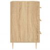 vidaXL Κομοδίνο Sonoma Δρυς 40 x 40 x 66 εκ. από Επεξεργασμένο Ξύλο