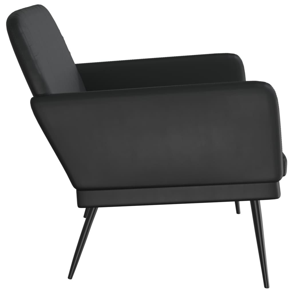 vidaXL Πάγκος Μαύρος 107 x 80 x 81 εκ. από Συνθετικό Δέρμα