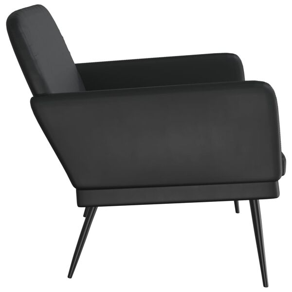 vidaXL Πάγκος Μαύρος 107 x 80 x 81 εκ. από Συνθετικό Δέρμα