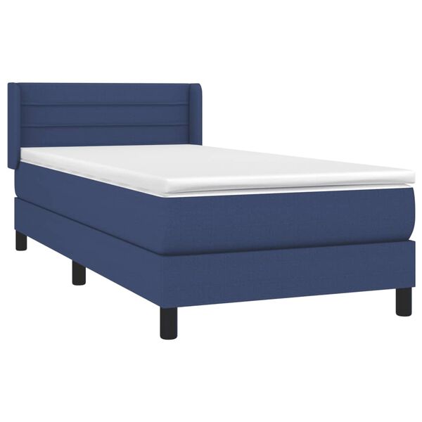 vidaXL &Kappa;&rho;&epsilon;&beta;ά&tau;&iota; Boxspring &mu;&epsilon; &Sigma;&tau;&rho;ώ&mu;&alpha; &Mu;&pi;&lambda;&epsilon; 80x200 &epsilon;&kappa;. &Upsilon;&phi;&alpha;&sigma;&mu;ά&tau;&iota;&nu;&omicron;