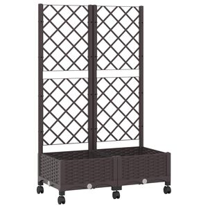 vidaXL &Gamma;&lambda;ά&sigma;&tau;&rho;&alpha; &kappa;ή&pi;&omicron;&upsilon; &mu;&epsilon; &pi;έ&rho;&gamma;&kappa;&omicron;&lambda;&alpha; & &tau;&rho;&omicron;&chi;&omicron;ύ&sigmaf; &Kappa;&alpha;&phi;έ 80 x 40 x 131,5 &epsilon;&kappa;. PP