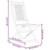 vidaXL Καρέκλες Κήπου Πτυσσόμενες 8 τεμ. 46 x 66 x 99 εκ. από Μπαμπού