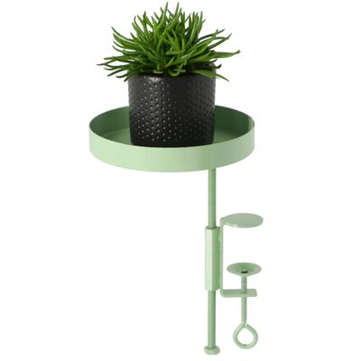 Esschert Design Δίσκος Φυτών με Σφιγκτήρα Στρογγυλός Πράσινος S