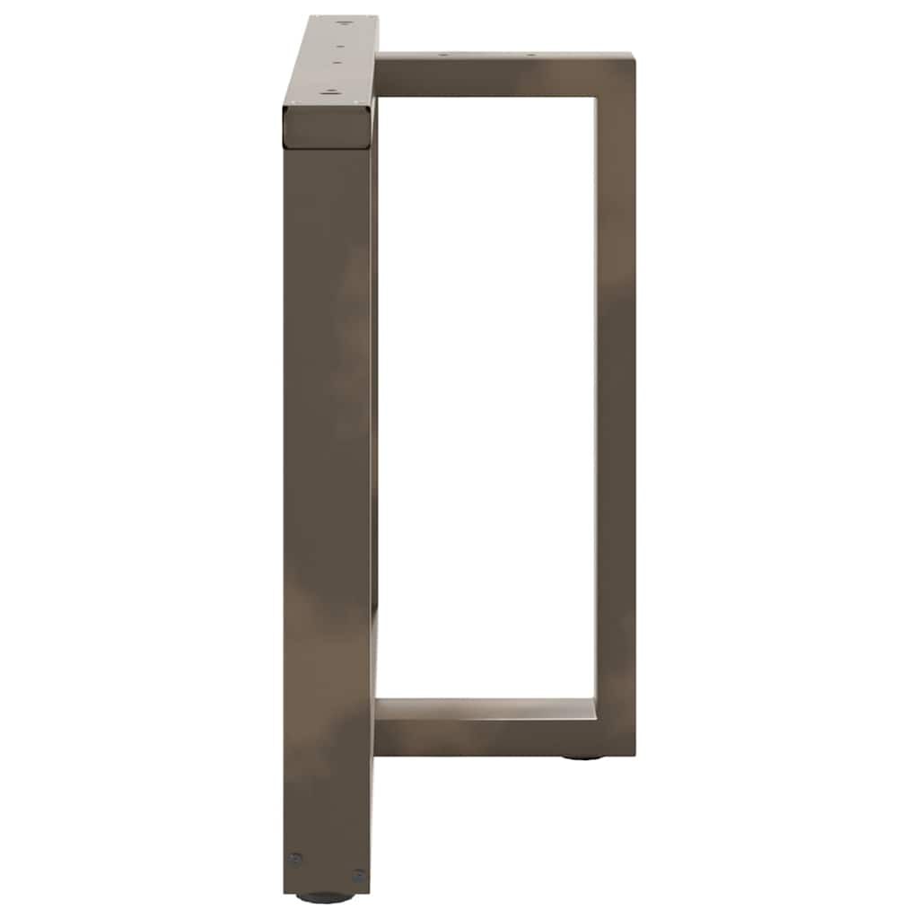 vidaXL Πόδια τραπεζαρίας σε σχήμα T 2 τεμ. 90x35x(72-73)εκ. Ατσάλι