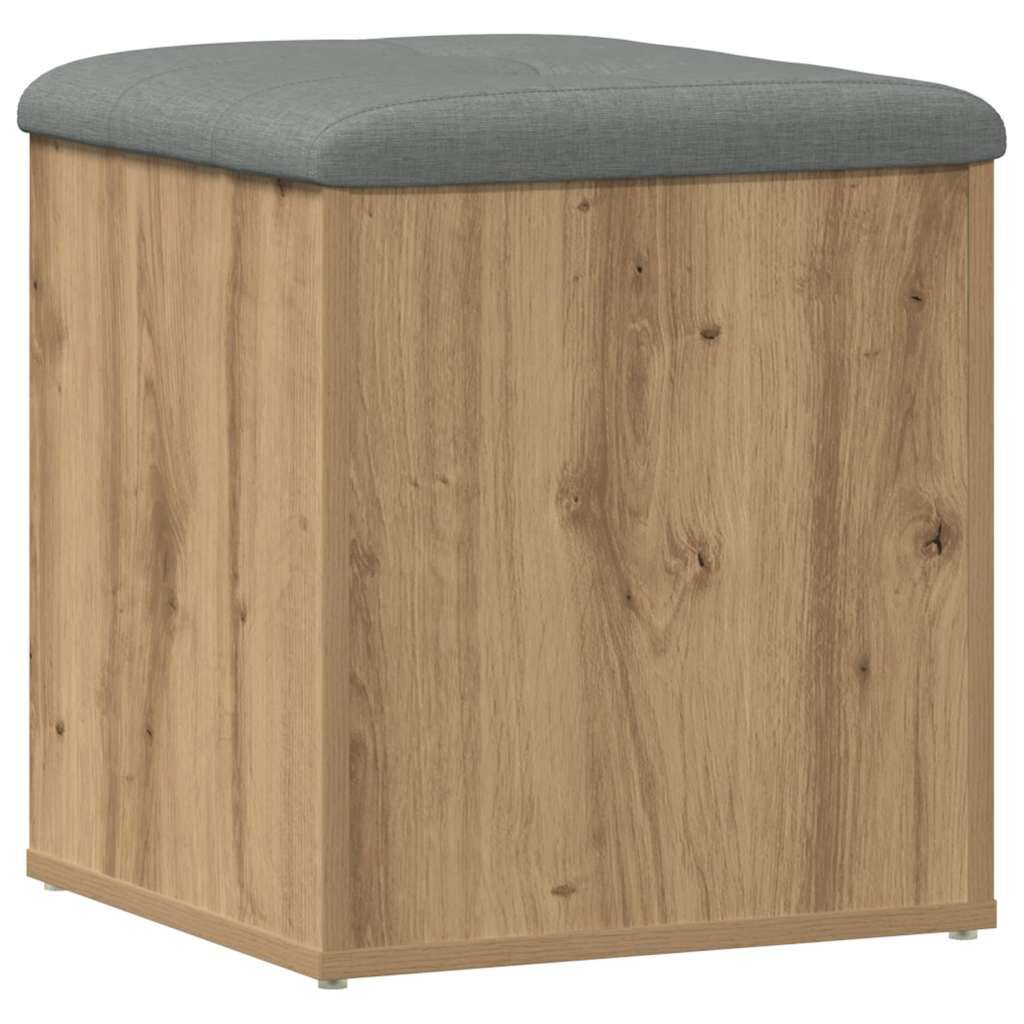 Πάγκος αποθήκευσης vidaXL Artisan Oak 42x42x45 cm Κατασκευασμένο ξύλο