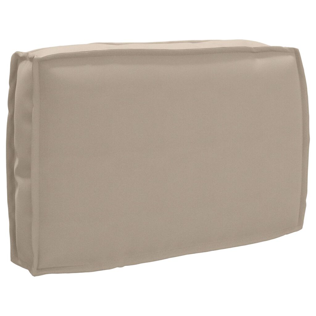 vidaXL Cushion Pallet για πλάτη Taupe 60x40x12 εκ. από ύφασμα Oxford