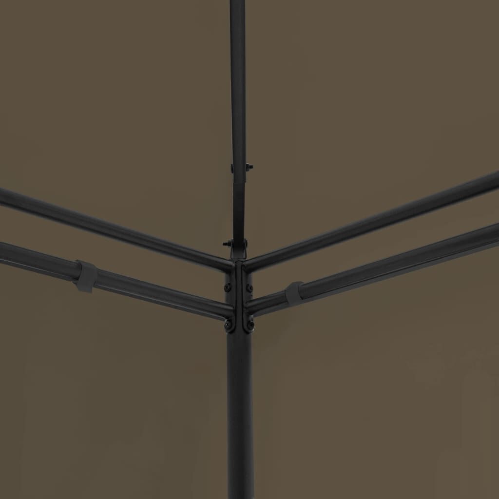 vidaXL Κιόσκι με Κουρτίνες Taupe 600 x 298 x 270 εκ. 180 γρ./μ²