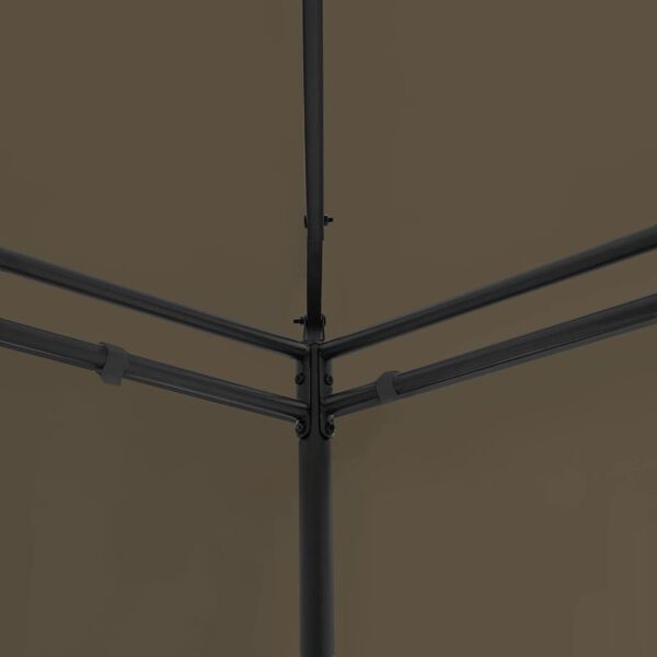 vidaXL Κιόσκι με Κουρτίνες Taupe 600 x 298 x 270 εκ. 180 γρ./μ²