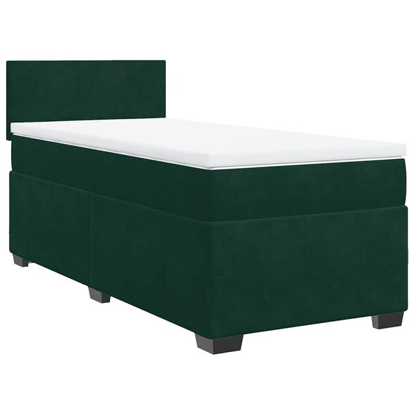 vidaXL &Kappa;&rho;&epsilon;&beta;ά&tau;&iota; Boxspring &mu;&epsilon; &Sigma;&tau;&rho;ώ&mu;&alpha; &Sigma;&kappa;&omicron;ύ&rho;&omicron; &Pi;&rho;ά&sigma;&iota;&nu;&omicron; 80x200 &epsilon;&kappa;. &Beta;&epsilon;&lambda;&omicron;ύ&delta;&iota;&nu;&omicron;