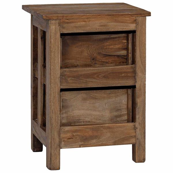 vidaXL Κομοδίνο 40 x 30 x 51 εκ. από Μασίφ Ξύλο Μαόνι