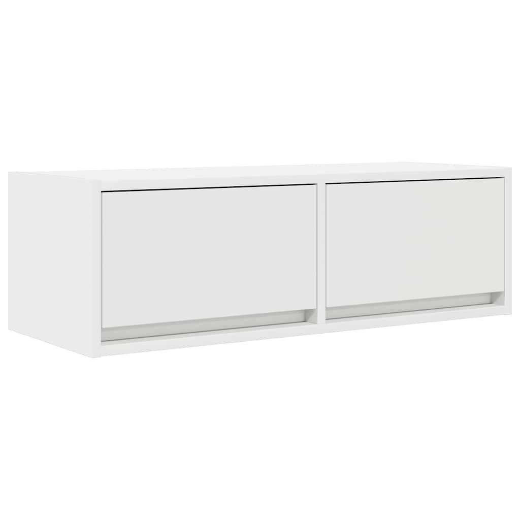 vidaXL Έπιπλο Τηλεόρασης Λευκό 80x31x25,5 εκ. Επεξεργασμένο Ξύλο