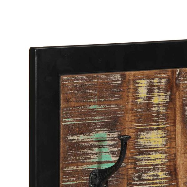 vidaXL Ράφι για παλτά Πολύχρωμο 40x2x80 cm Ξύλο μασίφ αναγεννημένο
