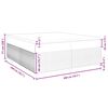 vidaXL &Kappa;&rho;&epsilon;&beta;ά&tau;&iota; Boxspring &mu;&epsilon; &Sigma;&tau;&rho;ώ&mu;&alpha; &Sigma;&kappa;&omicron;ύ&rho;&omicron; &Gamma;&kappa;&rho;&iota; 200x200 &epsilon;&kappa;. &Upsilon;&phi;&alpha;&sigma;&mu;ά&tau;&iota;&nu;&omicron;