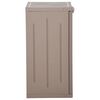 vidaXL Ντουλάπι Αποθήκευσης Κήπου Καφέ 65x45x88 εκ. PP Εμφάνιση Ξύλου