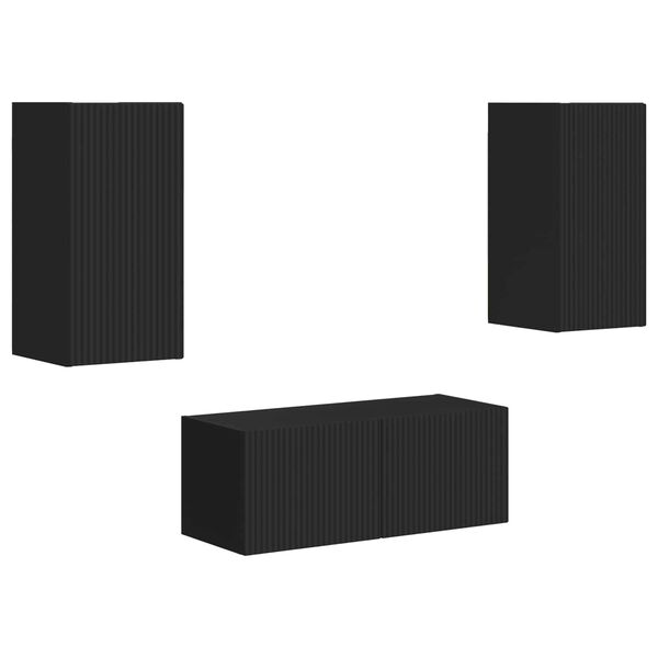 vidaXL &Sigma;&epsilon;&tau; &epsilon;&pi;ί&pi;&lambda;&omicron;&upsilon; &tau;&eta;&lambda;&epsilon;ό&rho;&alpha;&sigma;&eta;&sigmaf; &Epsilon;&pi;&iota;&tau;&omicron;ί&chi;&iota;&omicron; 2 pcs &Mu;&alpha;ύ&rho;&omicron; &Epsilon;&pi;&epsilon;&xi;&epsilon;&rho;&gamma;&alpha;&sigma;&mu;έ&nu;&omicron; &xi;ύ&lambda;&omicron;