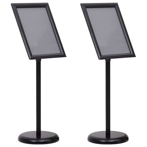 vidaXL &Beta;ά&sigma;&epsilon;&iota;&sigmaf; &Alpha;&phi;&iota;&sigma;ώ&nu; 2 pcs &Mu;&alpha;ύ&rho;&omicron; 45 x 32,7 x 108 &epsilon;&kappa;. &Alpha;&lambda;&omicron;&upsilon;&mu;ί&nu;&iota;&omicron;