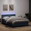 vidaXL &Kappa;&rho;&epsilon;&beta;ά&tau;&iota; Boxspring &mu;&epsilon; &Sigma;&tau;&rho;ώ&mu;&alpha; & LED &Sigma;&kappa;&omicron;ύ&rho;&omicron; &gamma;&kappa;&rho;&iota; 140x220 cm &Beta;&epsilon;&lambda;&omicron;ύ&delta;&iota;&nu;&omicron;