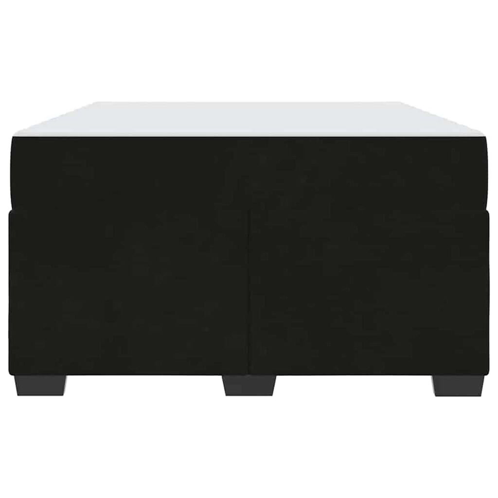 vidaXL Σκελετός κρεβατιού με στρώμα Μαύρο 120 x 190 cm Βελούδο