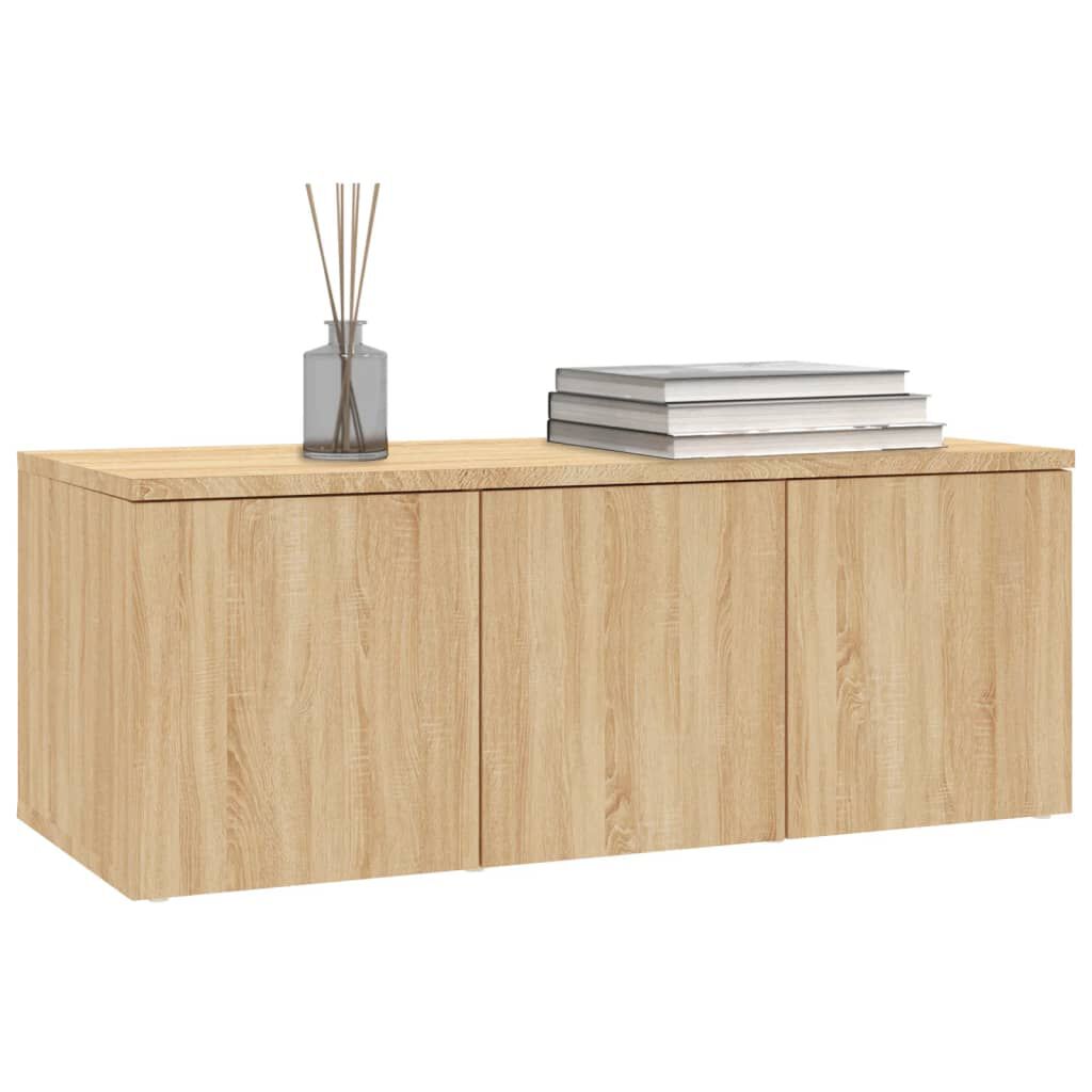 vidaXL Έπιπλο Τηλεόρασης Sonoma Δρυς 80 x 34 x 30 εκ. από Επεξ. Ξύλο