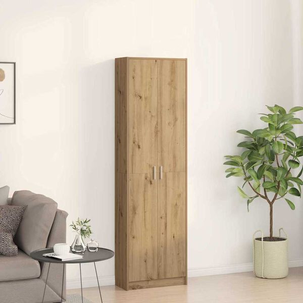 vidaXL &Nu;&tau;&omicron;&upsilon;&lambda;ά&pi;&iota; Artisan Oak 55 x 25 x 189 &epsilon;&kappa;. &Epsilon;&pi;&epsilon;&xi;&epsilon;&rho;&gamma;&alpha;&sigma;&mu;έ&nu;&omicron; &xi;ύ&lambda;&omicron;