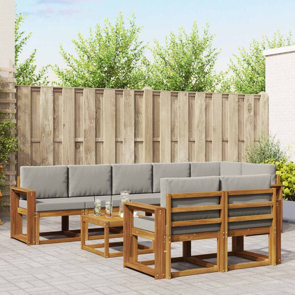 vidaXL &Sigma;&epsilon;&iota;&rho;ά &Kappa;&alpha;&nu;&alpha;&pi;έ &Epsilon;&xi;&omega;&tau;&epsilon;&rho;&iota;&kappa;&omicron;ύ 9 pcs &Phi;&upsilon;&sigma;&iota;&kappa;ό &kappa;&alpha;&iota; &Alpha;&nu;&omicron;&iota;&chi;&tau;ό &Gamma;&kappa;&rho;&iota;