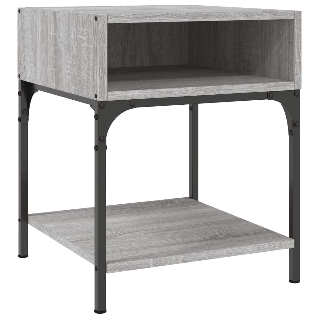 vidaXL Κομοδίνο Γκρι Sonoma 40x41x50 εκ. από Επεξεργασμένο Ξύλο