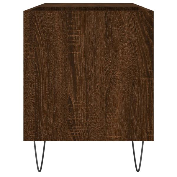 vidaXL Δισκοθήκη Καφέ Δρυς 85 x 38 x 48 εκ. από Επεξεργασμένο Ξύλο