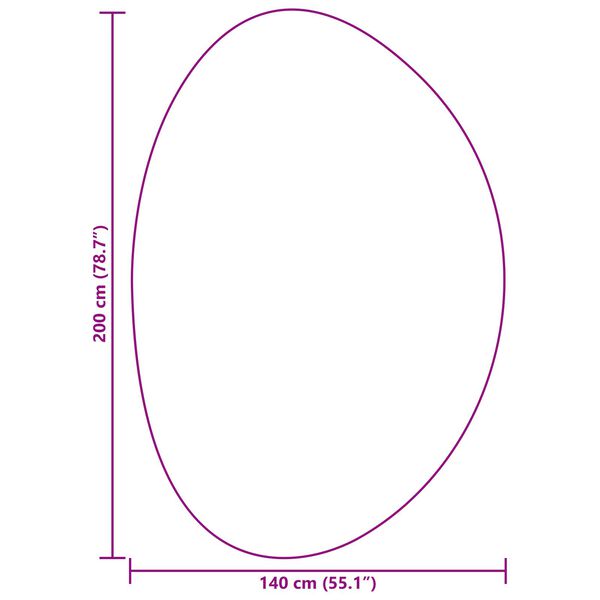 vidaXL Χαλί Μαύρο 140 x 200 cm Πολυεστέρας