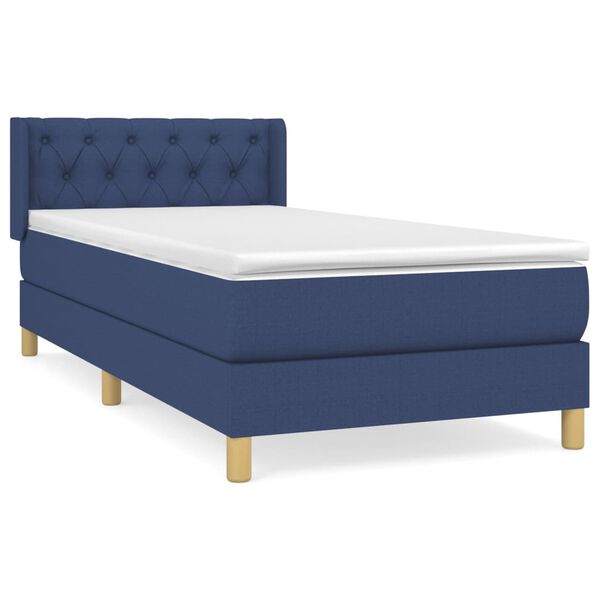 vidaXL &Kappa;&rho;&epsilon;&beta;ά&tau;&iota; Boxspring &mu;&epsilon; &Sigma;&tau;&rho;ώ&mu;&alpha; &Mu;&pi;&lambda;&epsilon; 80x200 &epsilon;&kappa;. &Upsilon;&phi;&alpha;&sigma;&mu;ά&tau;&iota;&nu;&omicron;