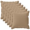 vidaXL &Kappa;ά&lambda;&upsilon;&mu;&mu;&alpha; &Mu;&alpha;&xi;&iota;&lambda;&alpha;&rho;&iota;&omicron;ύ 6 &tau;&mu;&chi;. HOUTEN Taupe 80 x 80 cm &Pi;&omicron;&lambda;&upsilon;&epsilon;&sigma;&tau;έ&rho;&alpha;&sigmaf;