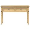 vidaXL Τραπέζι Κονσόλα Corona 115x46x73 εκ. από Μασίφ Ξύλο Πεύκου