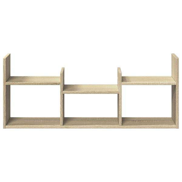 vidaXL Ντουλάπι Τοίχου Sonoma Δρυς 100x18x40εκ. από Επεξεργασμένο Ξύλο