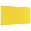 vidaXL Πίσω Πάνελ Κουζίνας 2 pcs Κίτρινο 120 x 60 cm σκληρυμένο γυαλί