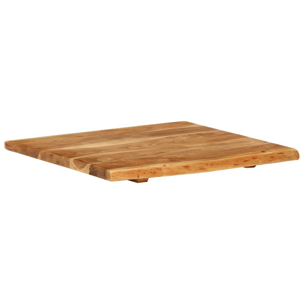 vidaXL Πάγκος Μπάνιου 58x52x2,5 εκ. από Μασίφ Ξύλο Ακακίας