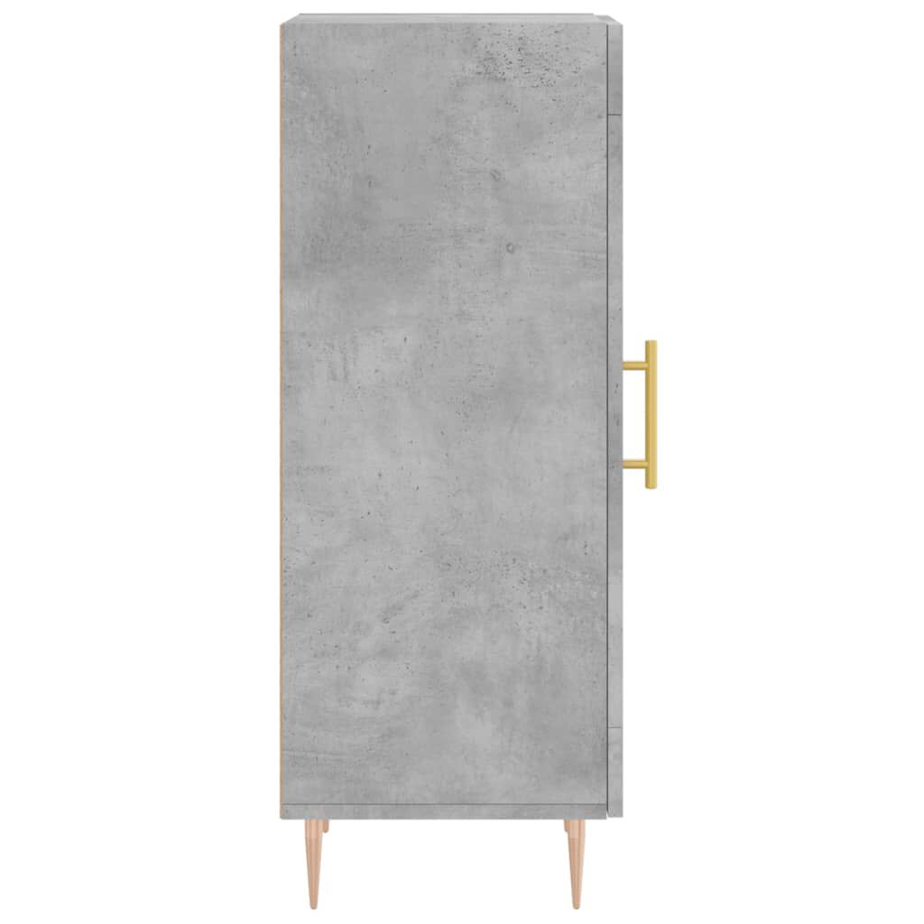 vidaXL Ντουλάπι Γκρι Σκυροδέματος 34,5x34x90 εκ. Επεξεργασμένο Ξύλο