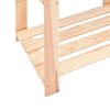 vidaXL Ραφιέρες 5 Επιπέδων 2 τεμ. 250 κ 80x38x170 εκ Μασίφ Ξύλο Πεύκου