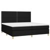 vidaXL &Kappa;&rho;&epsilon;&beta;ά&tau;&iota; Boxspring &mu;&epsilon; &Sigma;&tau;&rho;ώ&mu;&alpha; &Mu;&alpha;ύ&rho;&omicron; 200x200 &epsilon;&kappa;. &Upsilon;&phi;&alpha;&sigma;&mu;ά&tau;&iota;&nu;&omicron;