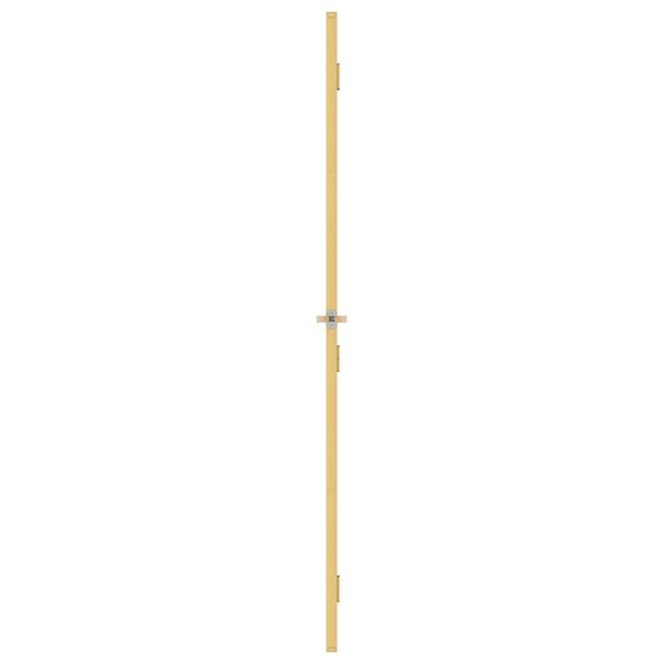 vidaXL Εσωτερική Πόρτα Χρυσή 102,5x201,5 εκ. Ψημένο Γυαλί & Αλουμίνιο