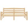 vidaXL Πλαίσιο Κρεβατιού με 2 Συρτάρια 140 x 200 εκ. Μασίφ Ξύλο Πεύκου