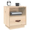 vidaXL Κομοδίνο 40 x 34 x 45 εκ. από Μασίφ Ξύλο Πεύκου
