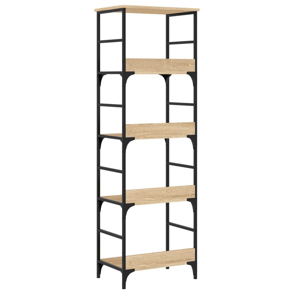 vidaXL Βιβλιοθήκη Sonoma Δρυς 50x33x153 εκ. Επεξεργασμένο Ξύλο